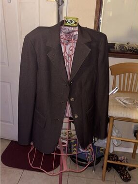 DKNY Men's Brown Tailored Sport Coat